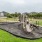 a playground with a slide